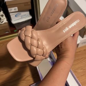 Madden Girl Chunky Heel Sandals